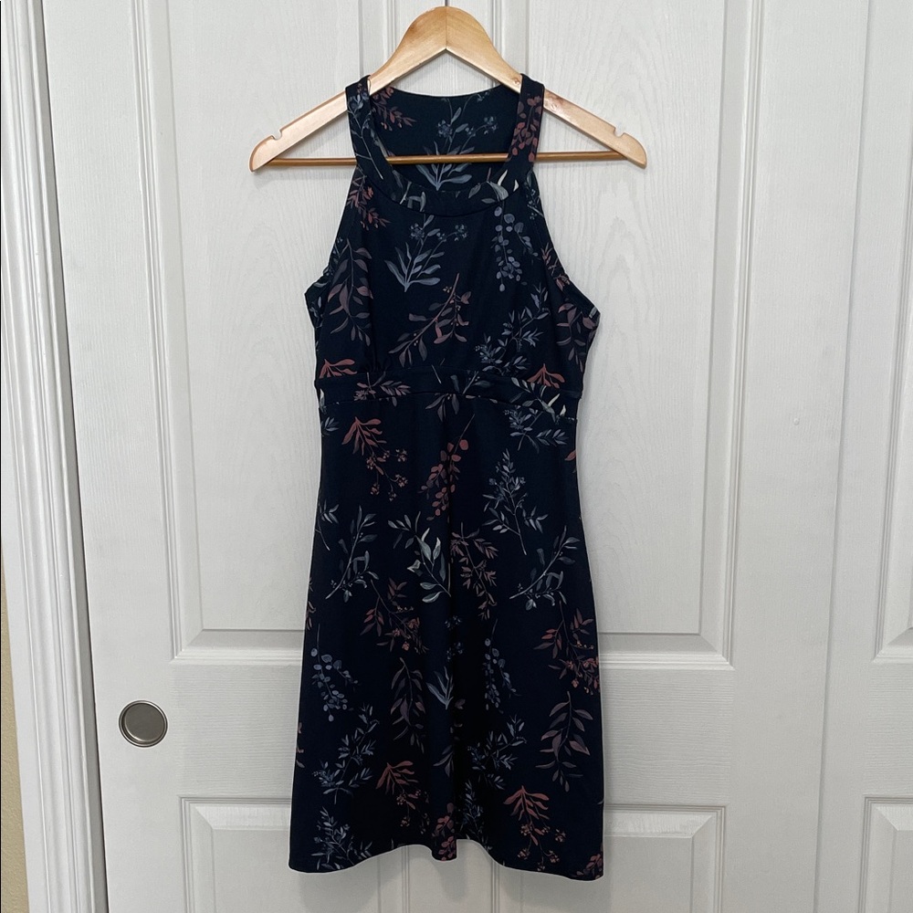 Balance Collection Dark Blue Floral Mini Dress